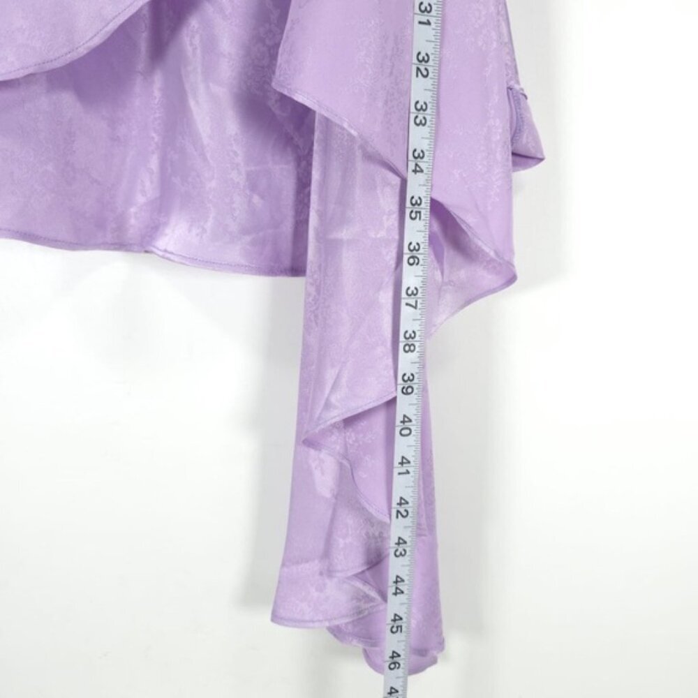 NWT TORN by RONNY KOBO Satin FREYA DRESS ORCHID BLOOM 10-8331SBJ Sz S - Picture 9 of 15